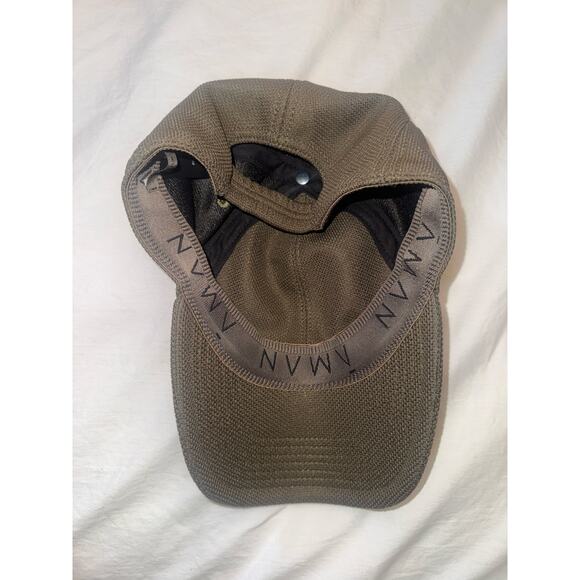 Aman Baseball Hat Unisex Medium - Khaki Olive Green  signature ‘A’ logo cap main image 8
